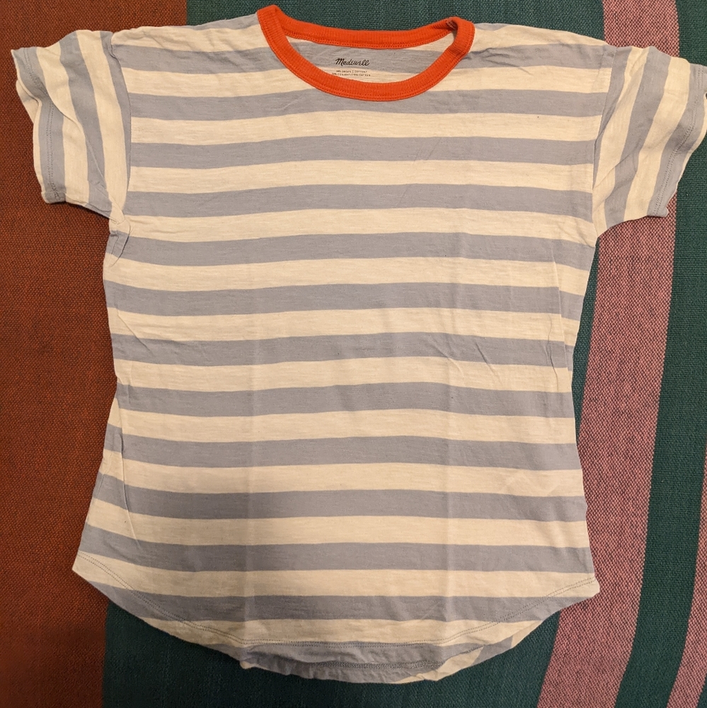 Striped Madewell Whisper Tee